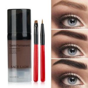 Eyebrow Gel Dyed Cream Waterproof Lasting Eyebrow Tint With Brush Eye Makeup 